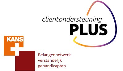 logo's kans plus en zorgondersteuning plus